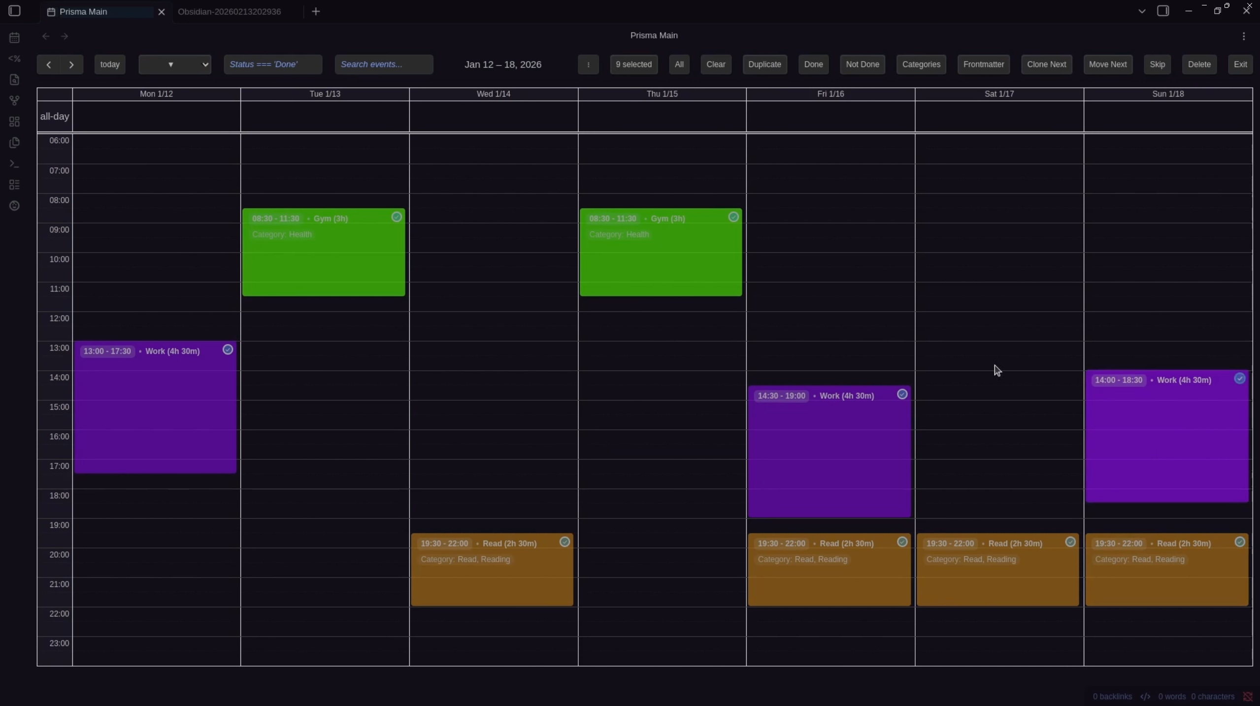 Batch Selection Mode