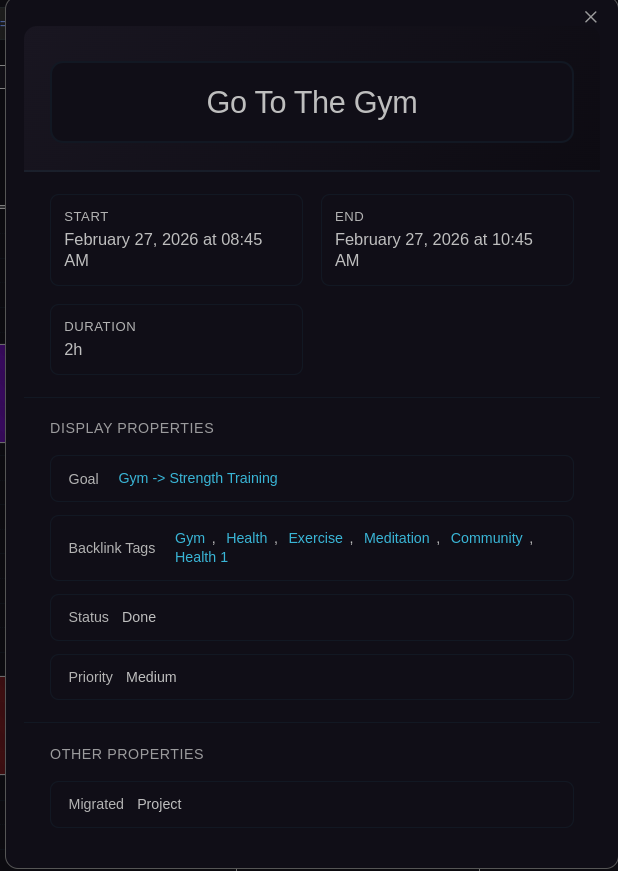 Enlarged Event Preview