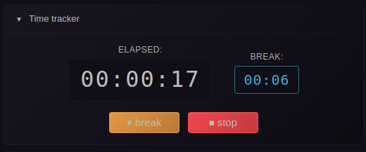 Stopwatch Time Tracker
